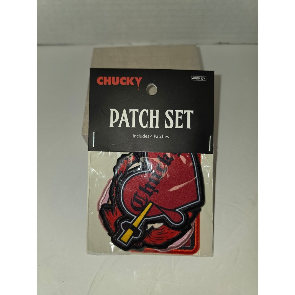 Brand new Chucky character embroidered patches crazy in love